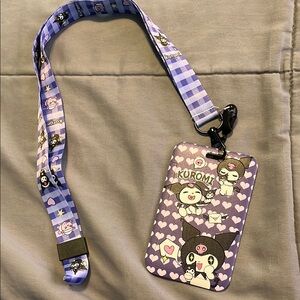 Sanrio Kuromi - Lanyard and ID card holder